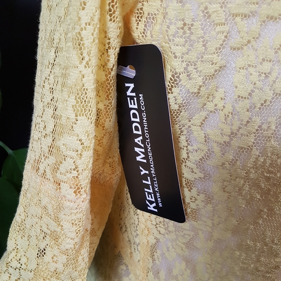 Yellow Lace Summer Jacket - Picture 4 of 9